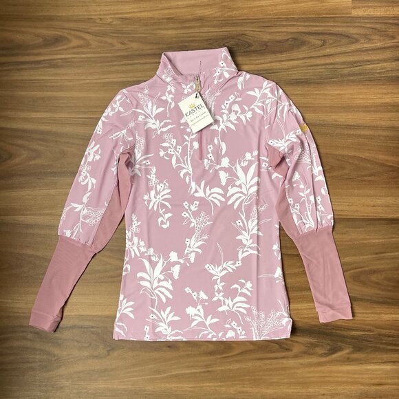 Kastel Denmark Women's Longsleeve Sun Shirt - Lilac Floral - XS - Picture 1 of 4